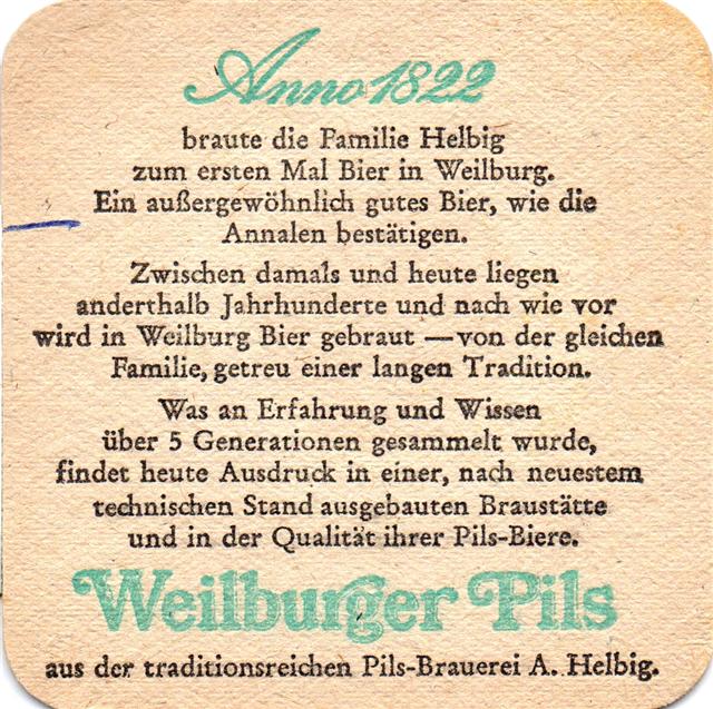 weilburg lm-he weilburger quad 4b (185-anno 1822-schwarzblau)
